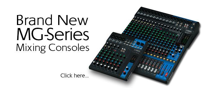 Brand New MG-Series Mixing Consoles